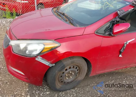 2015 Kia Forte Lx из США, поврежденный, VIN KNAFX4A6XF5417747